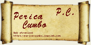 Perica Cumbo vizit kartica